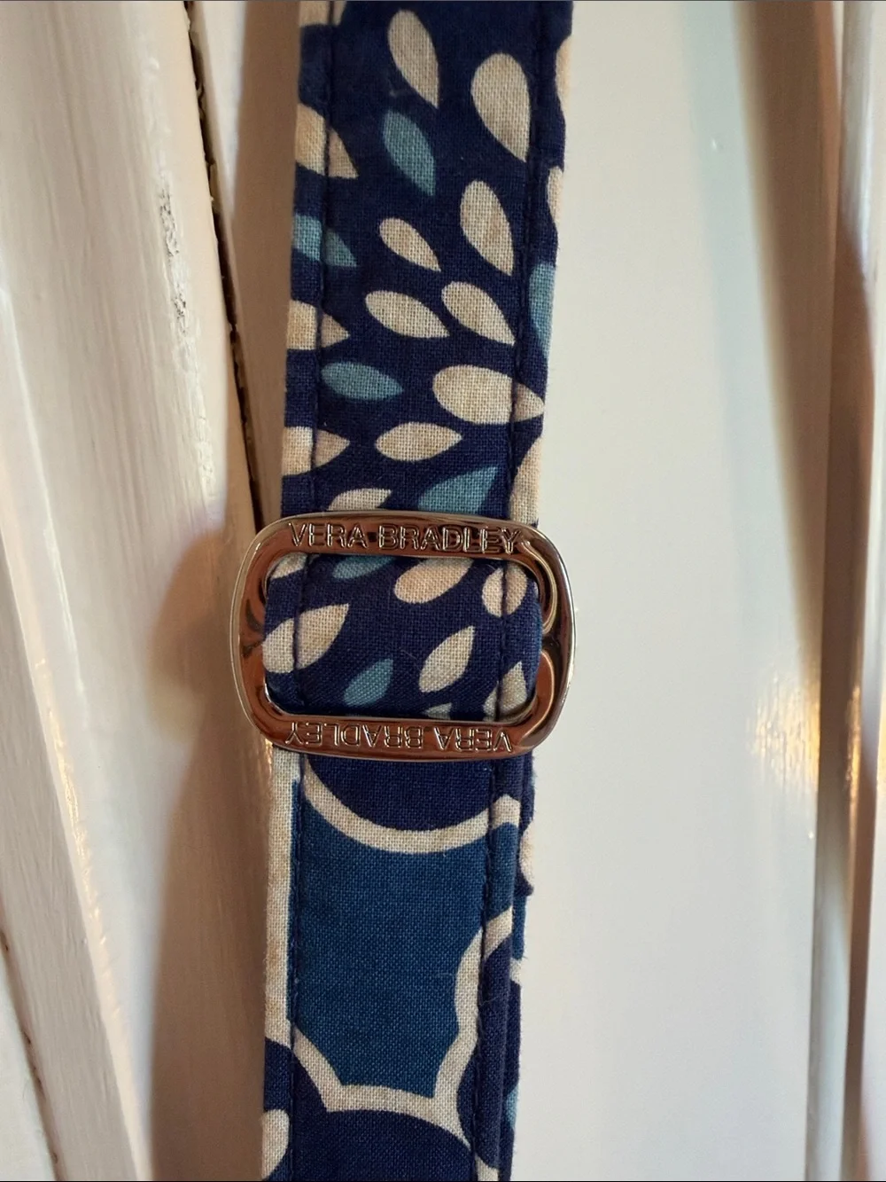 Vera Bradley Blue Floral Crossbody Shoulder Bag - Picture 3 of 9